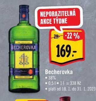 Albert Becherovka nabídka