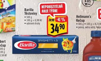 Albert Barilla těstoviny nabídka