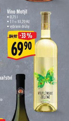 Albert Víno motýl nabídka