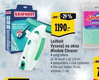 Albert Leifheit vysavač na okna window cleaner nabídka