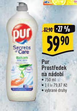 Albert Pur prostředek na nádobí nabídka