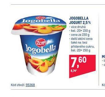 Makro Jogobella jogurt nabídka