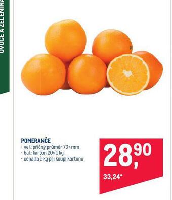 Makro Pomeranče nabídka
