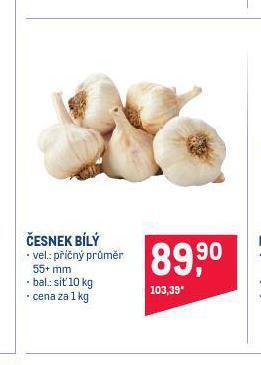 Makro Česnek nabídka