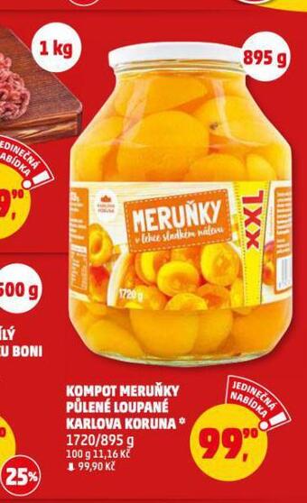 Penny Market Kompot meruňky nabídka