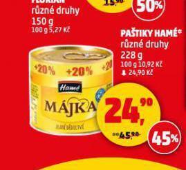 Penny Market Paštiky hamé nabídka