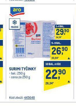 Makro Surimi tyčinky nabídka