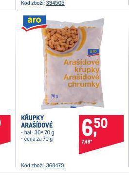 Makro Křupky arašídové nabídka