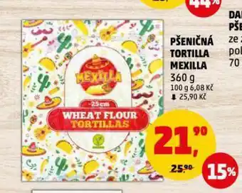 Penny Market Pšeničná tortilla nabídka