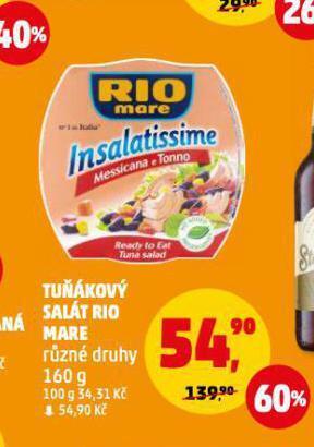 Penny Market Tuňákový salát rio mare nabídka