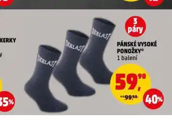 Penny Market Pánské vysoké ponožky nabídka