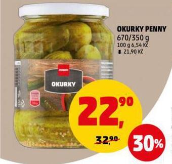 Penny Market Okurky nabídka
