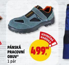 Penny Market Pánská pracovní obuv nabídka