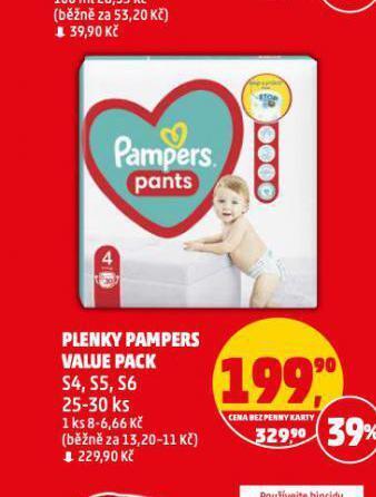 Penny Market Pampers plenky nabídka