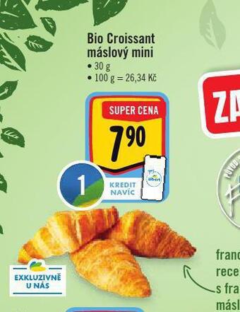 Albert Bio croissant máslový mini nabídka
