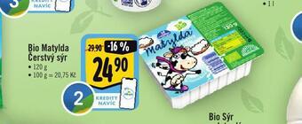 Albert Bio matylda čerstvý sýr nabídka