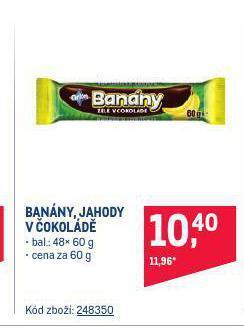 Makro Jahody v čokoládě nabídka