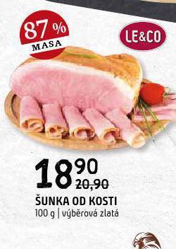 Terno Šunka od kosti nabídka