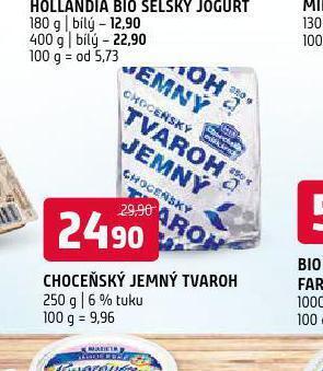Terno Choceňský jemný tvaroh nabídka