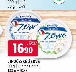Terno Jihočeské žervé nabídka
