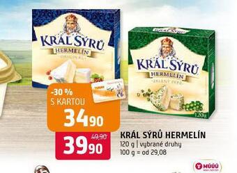 Terno Král sýrů hermelín nabídka