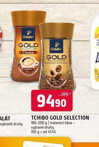 Terno Tchibo gold selection instantní káva nabídka