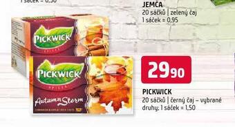 Terno Pickwick čaj nabídka