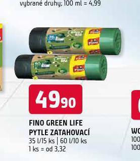 Terno Fino green life pytle zatahovací nabídka