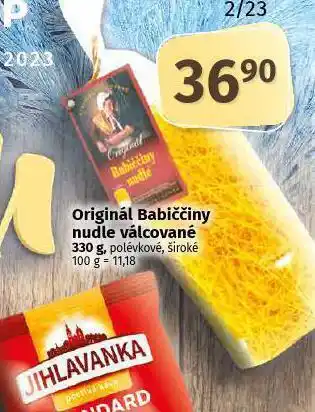 Coop Originál babiččiny nudle válcované nabídka