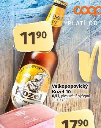 Coop Pivo velkopopovický kozel 10 nabídka