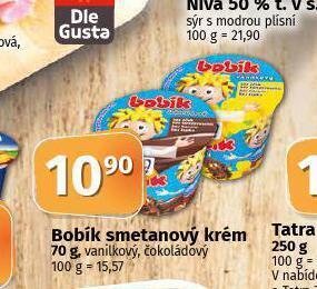 Coop Bobík smetanový krém nabídka