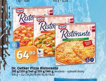 Coop Dr. oetker pizza ristorante nabídka
