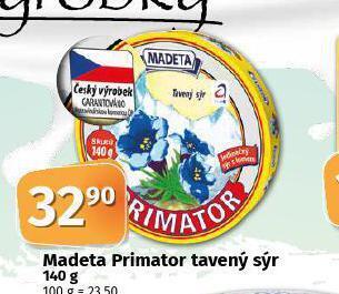 Coop Madeta primator tavený sýr nabídka
