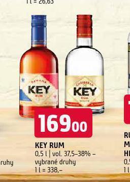 Terno Key rum nabídka