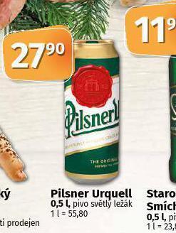Coop Pivo pilsner urquell nabídka