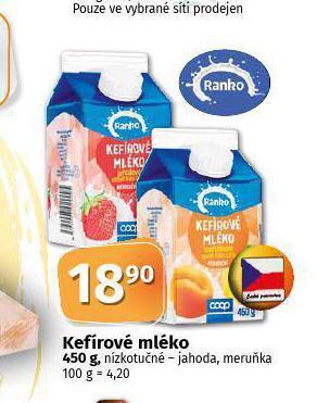 Coop Kefírové mléko nabídka