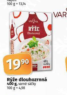 Coop Rýže dlouhozrnná nabídka