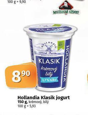 Coop Hollandia klasik jogurt nabídka