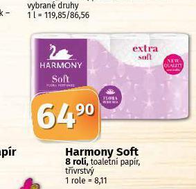 Coop Harmony soft toaletní papír nabídka
