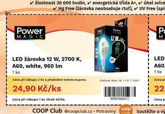Coop Led žárovka nabídka