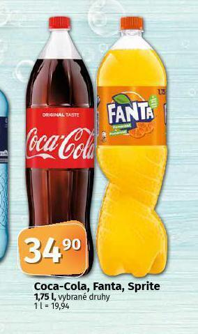 Coop Coca cola, fanta, sprite nabídka