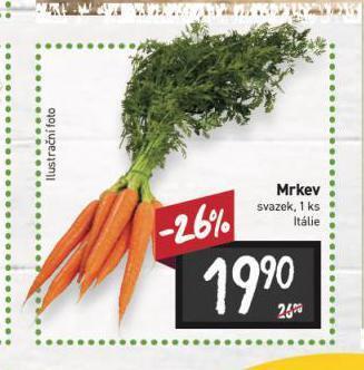 Billa Mrkev nabídka
