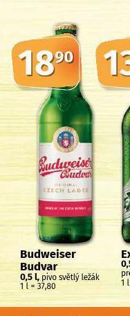 Coop Pivo budweiser budvar original nabídka
