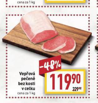 Billa Vepřová pečeně bez kosti nabídka
