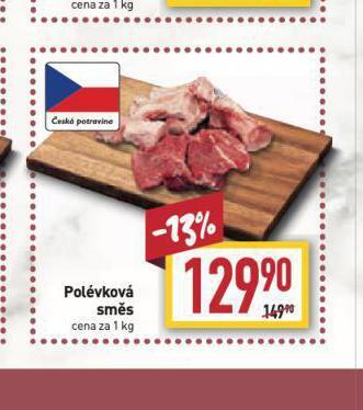 Billa Polévková směs nabídka