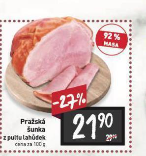 Billa Pražská šunka nabídka