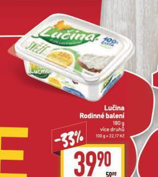 Billa Lučina rodinné balení nabídka