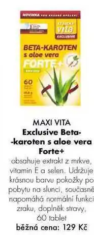 Rossmann Exclusive beta-karoten s aloe vera forte+, 60 tablet nabídka