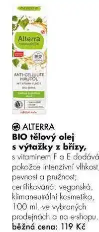 Rossmann Bio tělový olej s výtažky z břízy, 100 ml nabídka