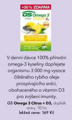 Rossmann Omega 3 citrus + d3, 90 ks nabídka